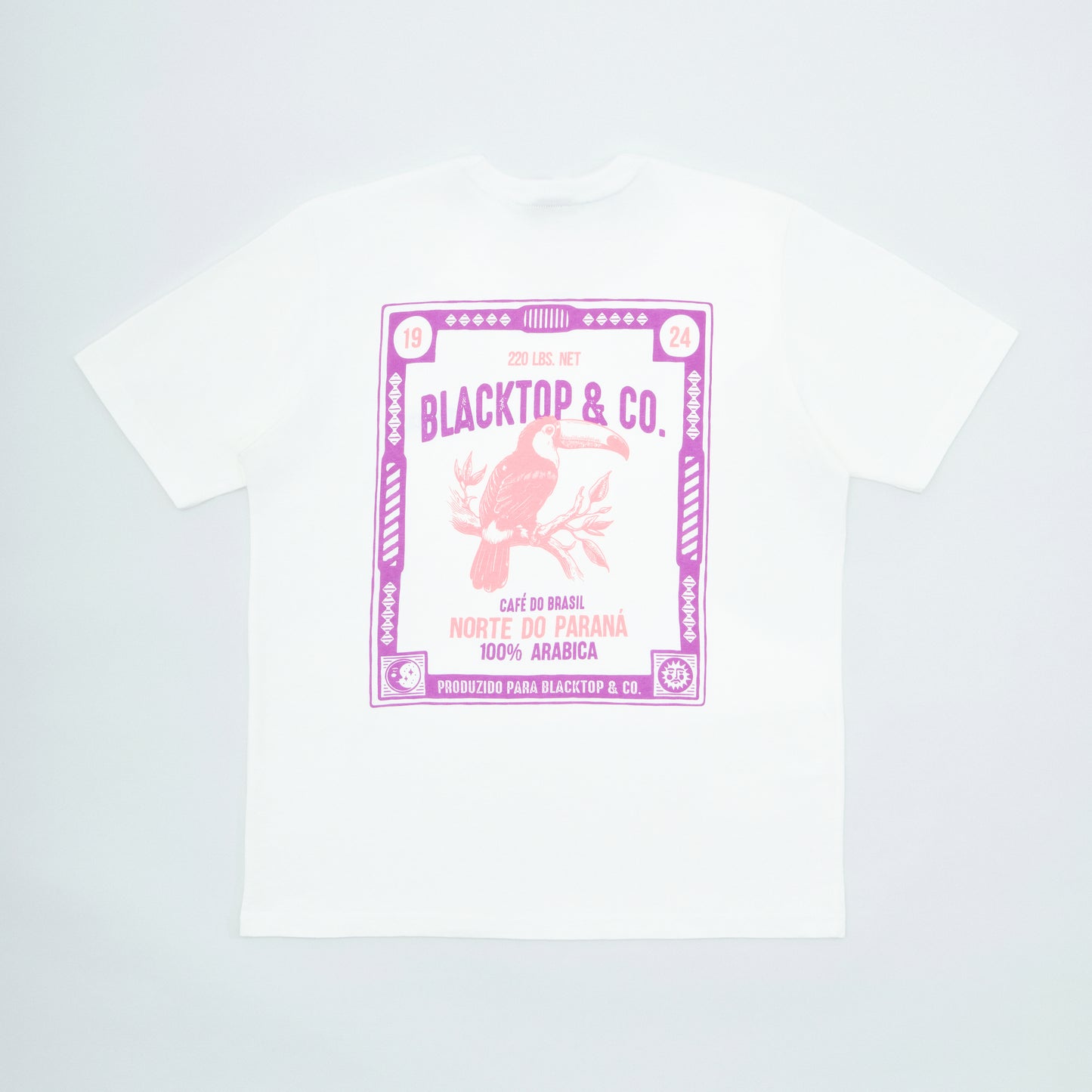 Tshirt | Brown Coffee | White