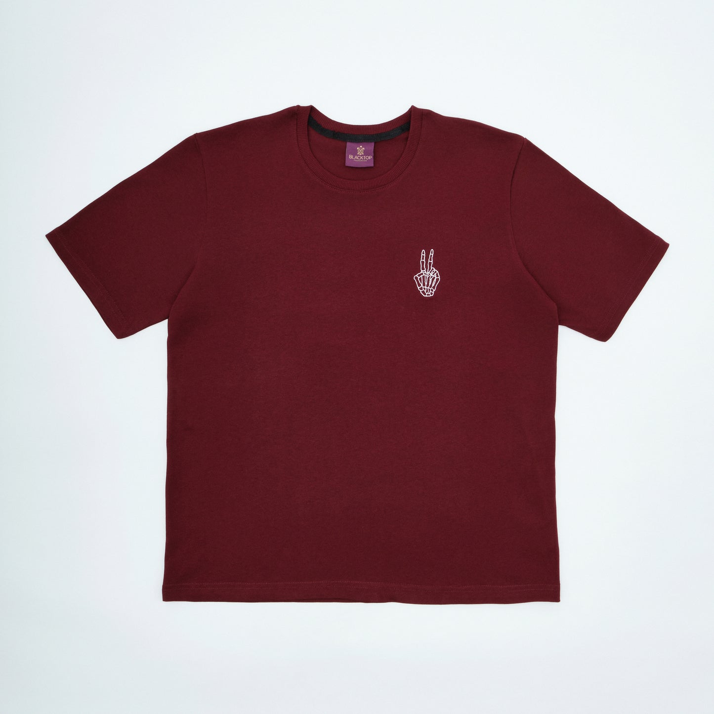 Tshirt | Budha Skull | Burgundy