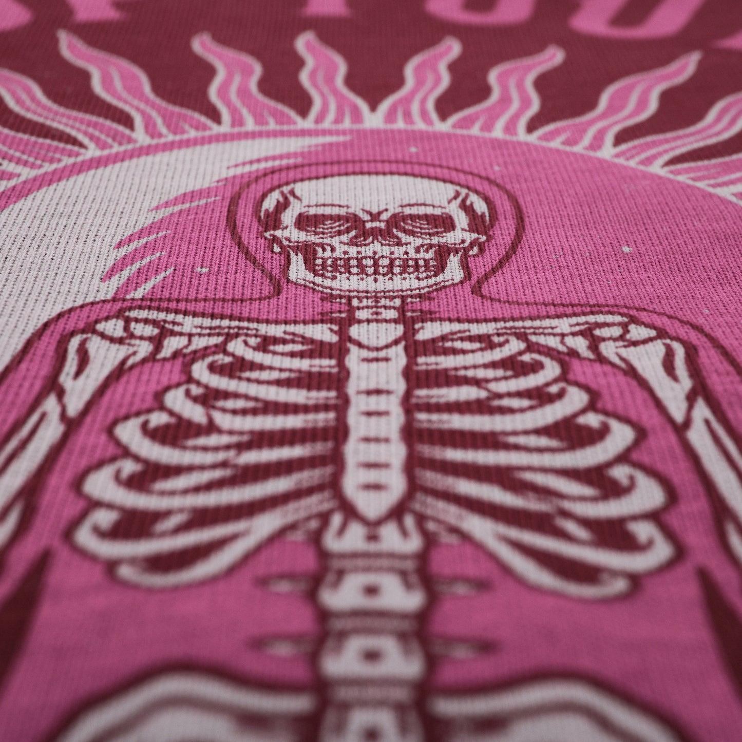 Tshirt | Budha Skull | Burgundy