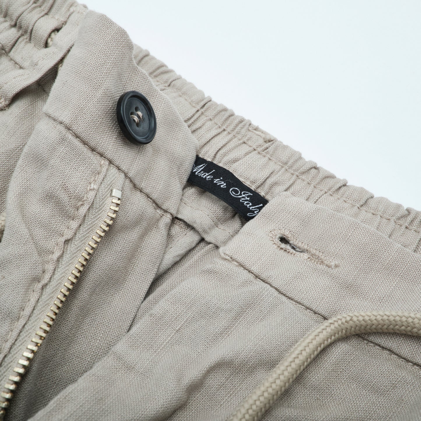 Relaxed Fit Linen Pants – Pleated Front | Yung Linen| Beige