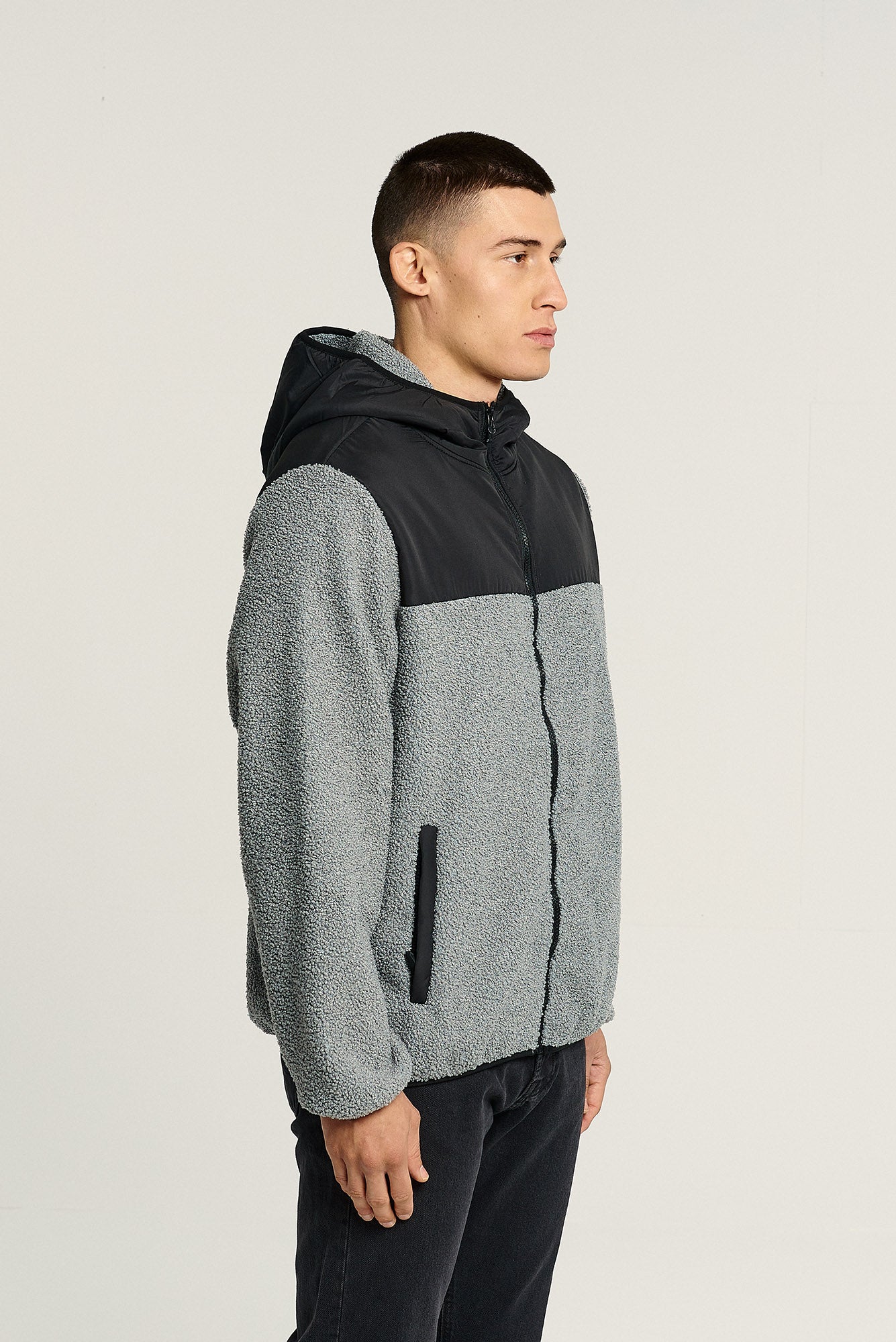 Fleece Zip | Bunny Hop | Grey