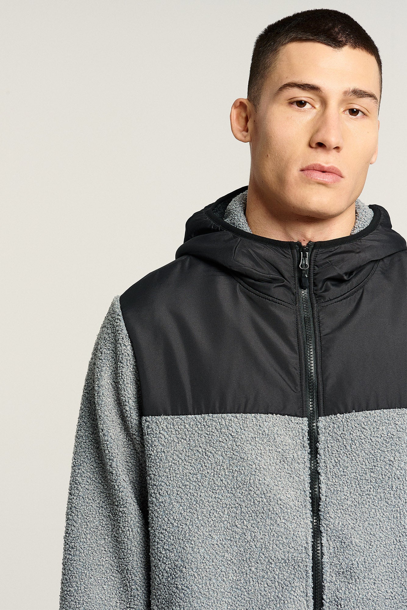 Fleece Zip | Bunny Hop | Grey