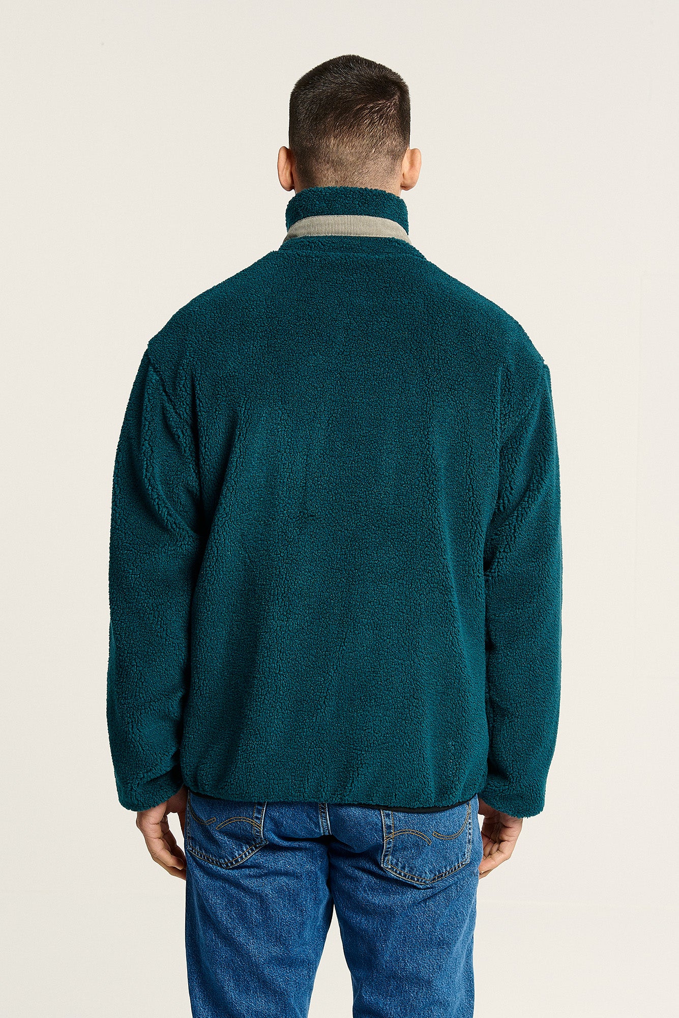 Jacket | Teddy | Petroleum Grey
