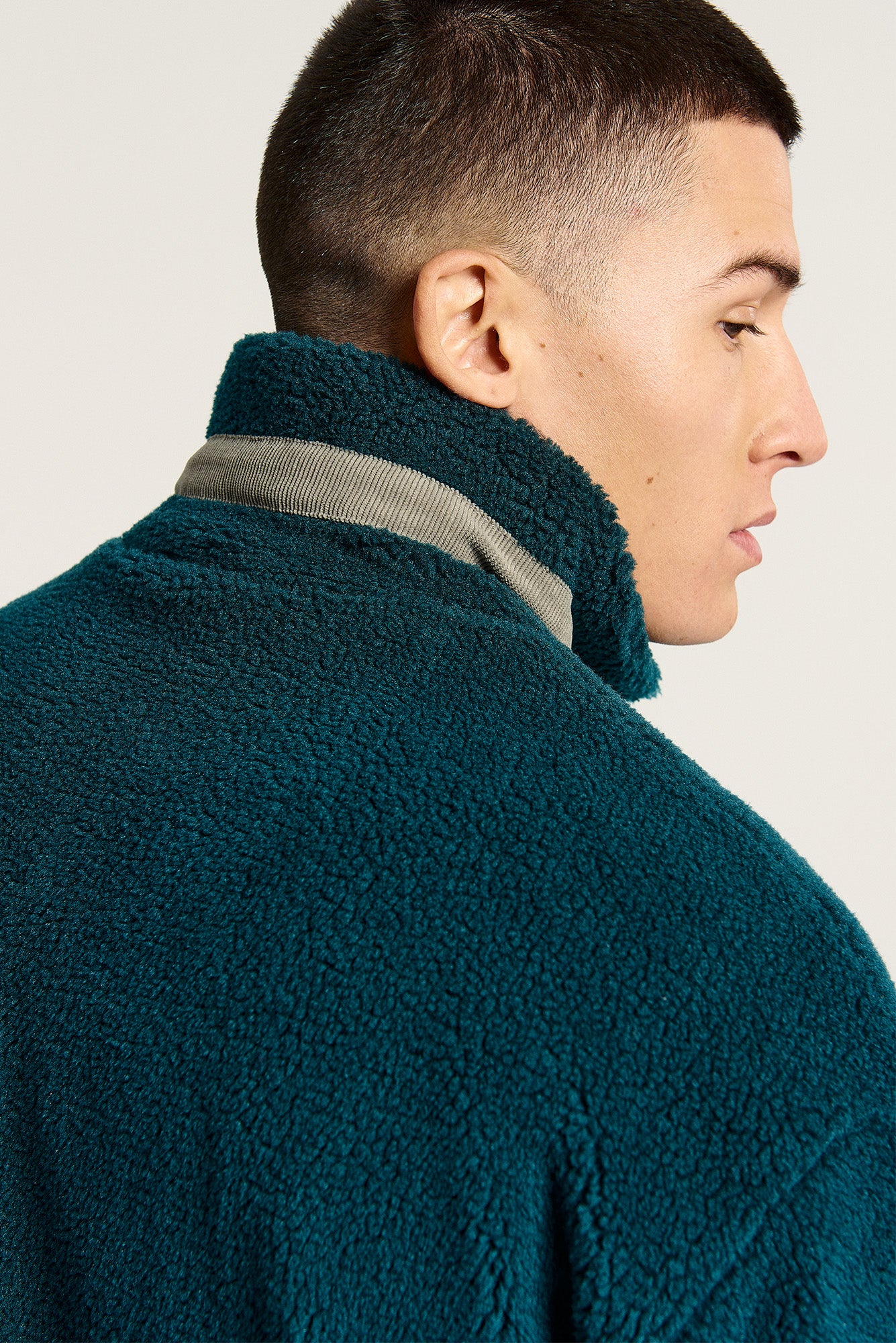 Jacket | Teddy | Petroleum Grey