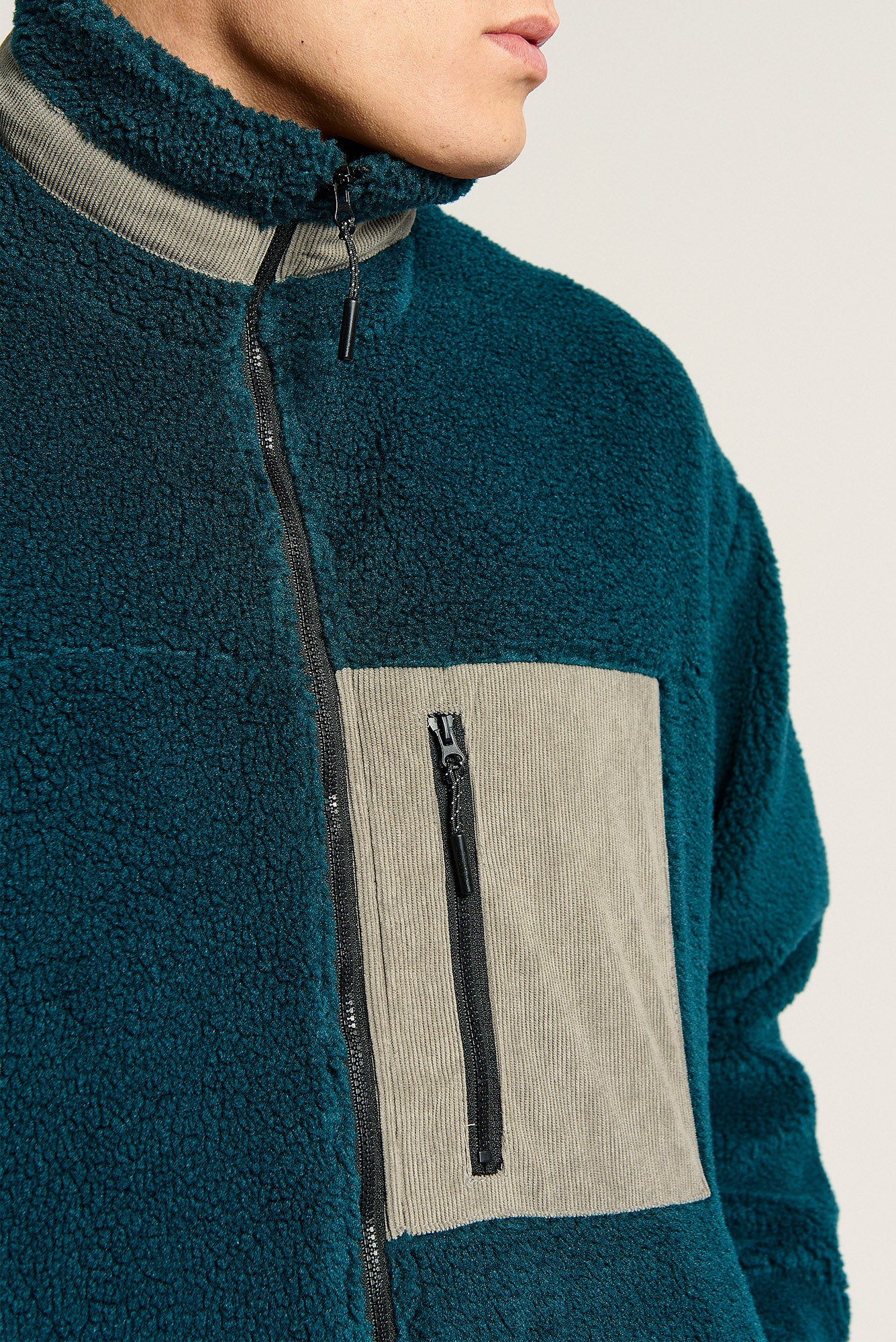 Jacket | Teddy | Petroleum Grey