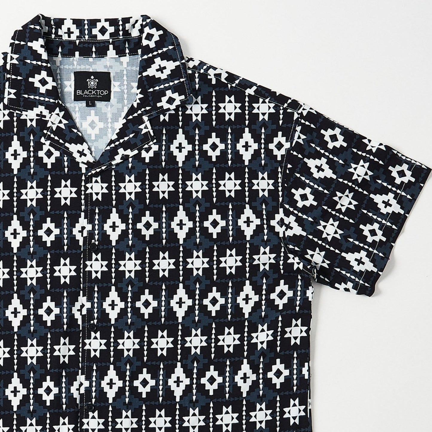 Short Sleeve Shirt | Aztec | Black
