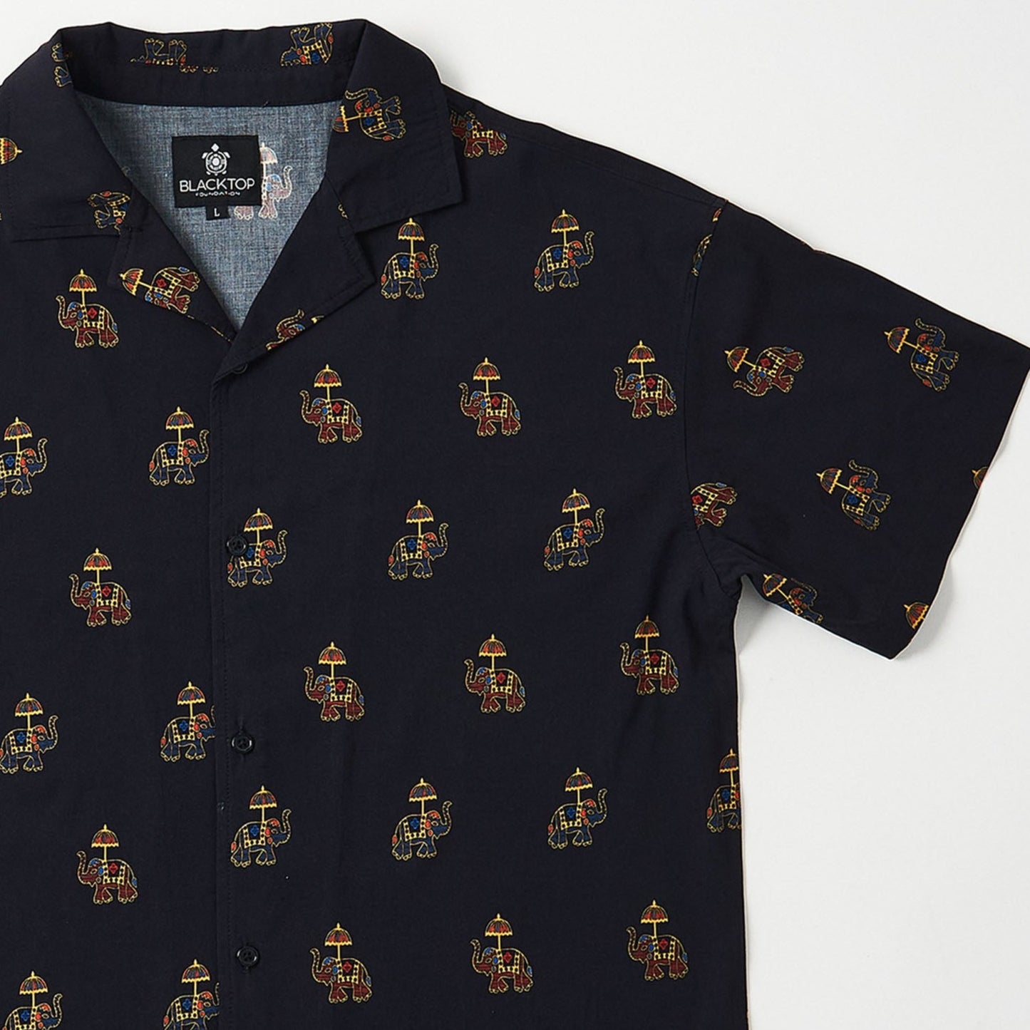 Short Sleeve Shirt | Old Delhi | Black