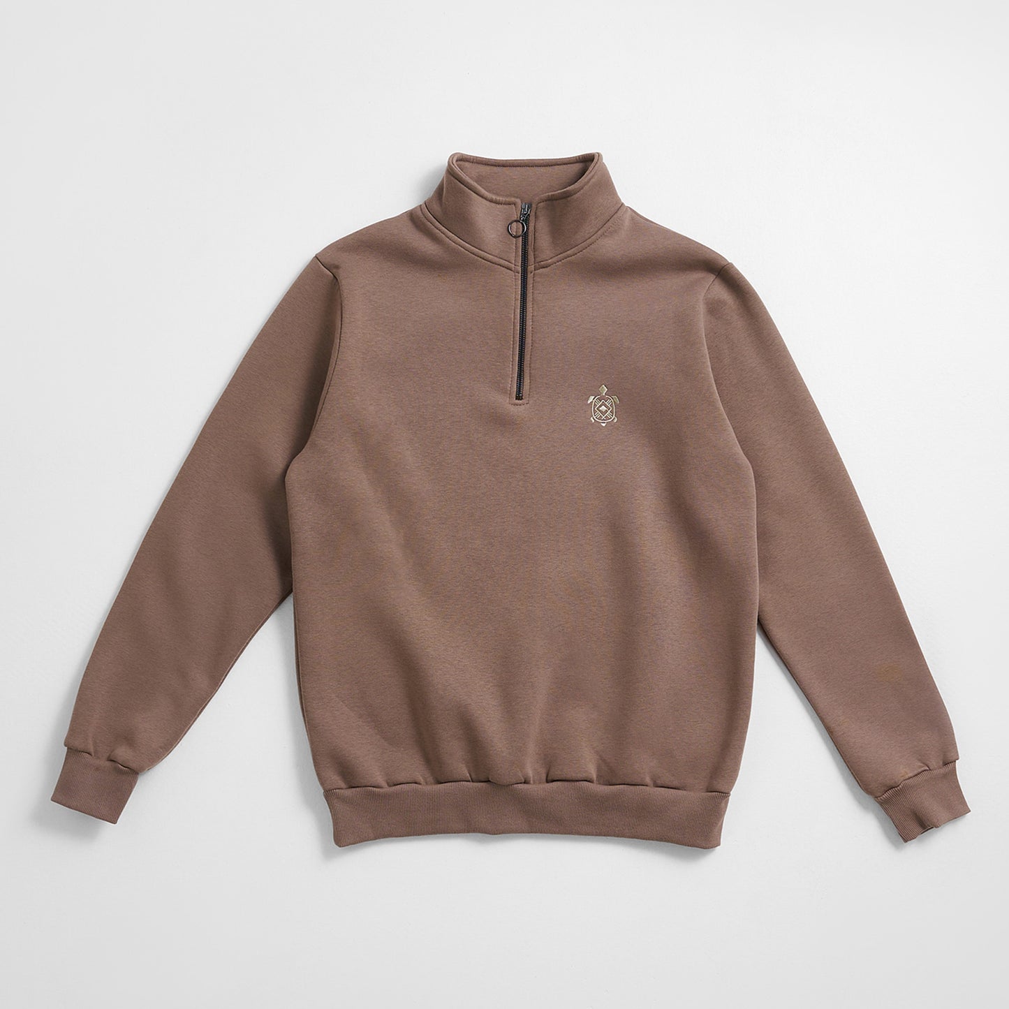 Sweat Half Zip | Duke | Beige