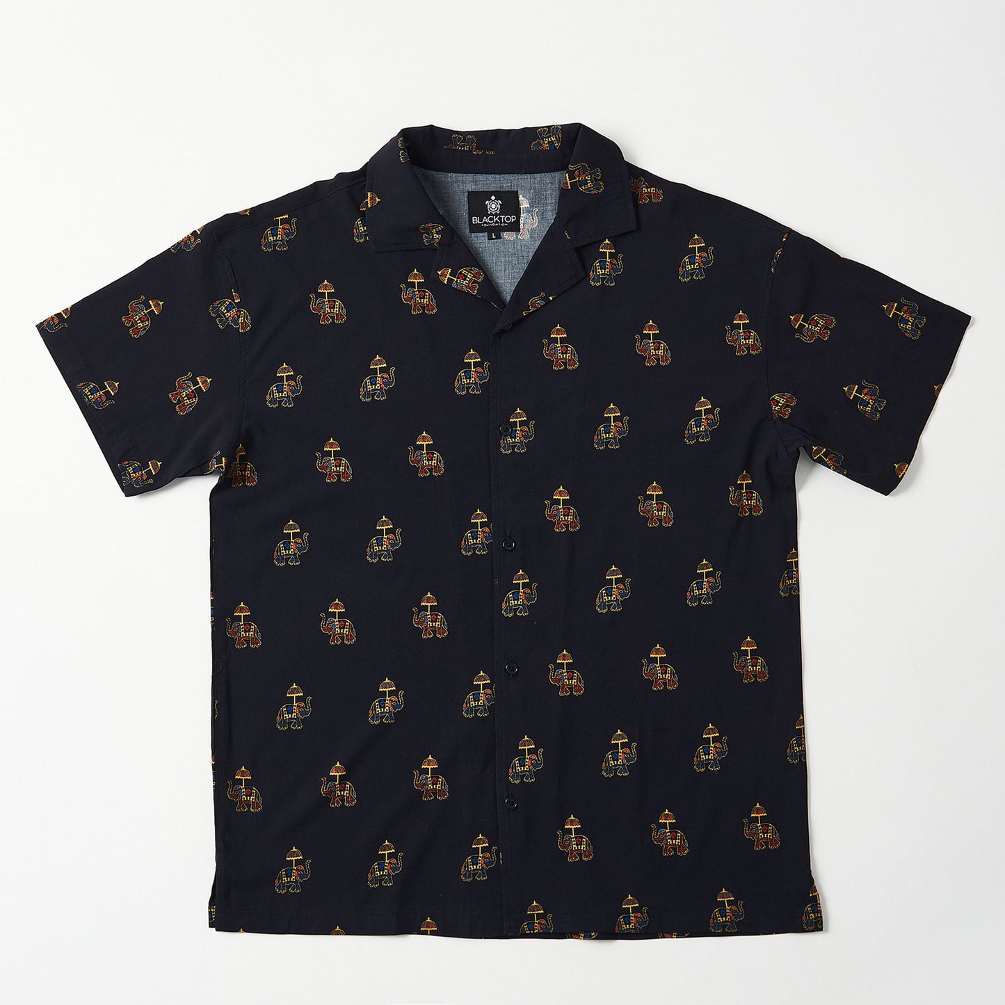 Short Sleeve Shirt | Old Delhi | Black