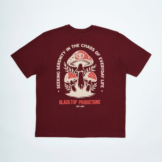 Tshirt | Magic Mushroom | Burgundy