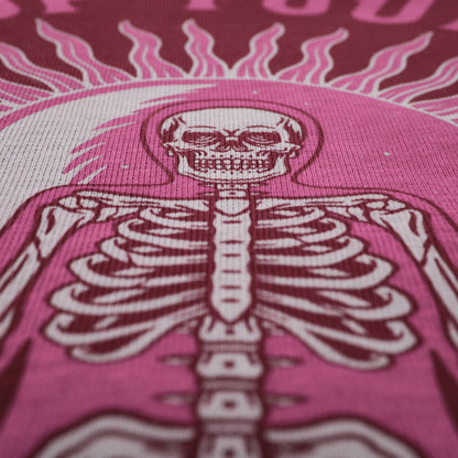 Tshirt | Budha Skull | Burgundy