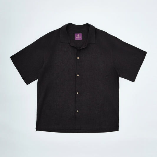 Short Sleeve Shirt | Shadow Flow | Black