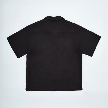Short Sleeve Shirt | Shadow Flow | Black