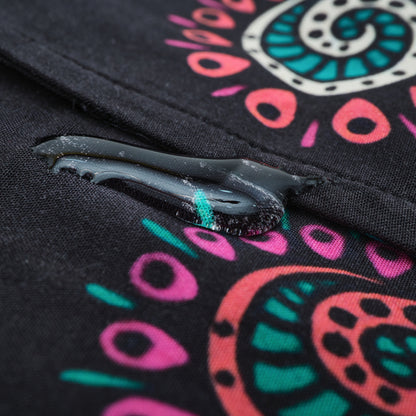 Short Sleeve Shirt | Cosmic Swirl | Black