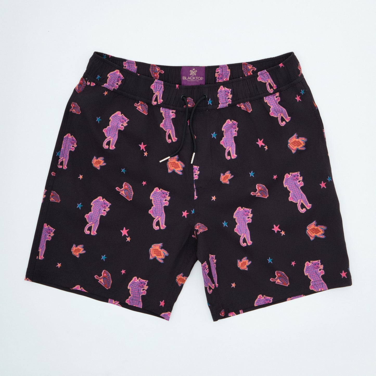 Swim Shorts  | Pink Panthro| Black