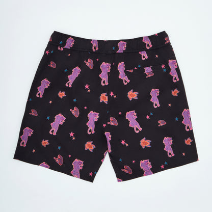 Swim Shorts  | Pink Panthro| Black