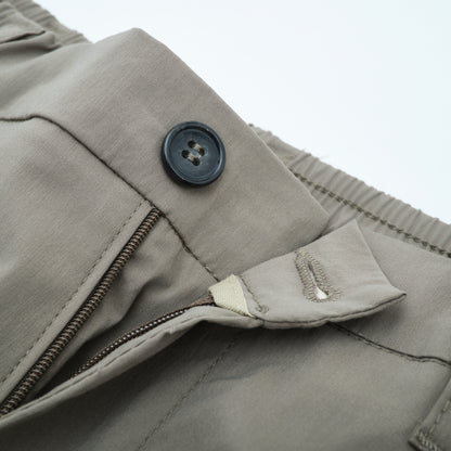 Relaxed Fit Pants| Pleated| Sage