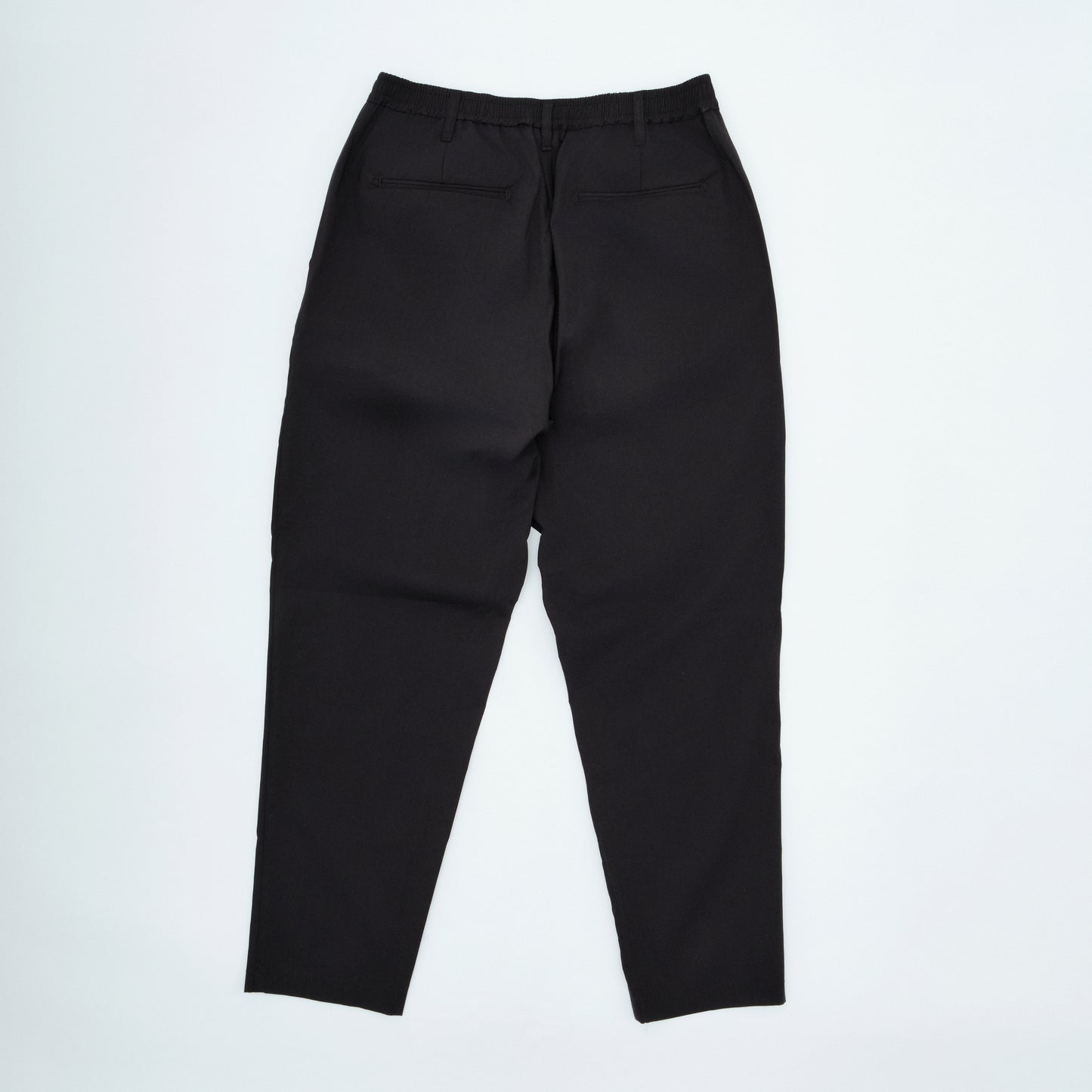 Relaxed Fit Pants| Pleated| Black