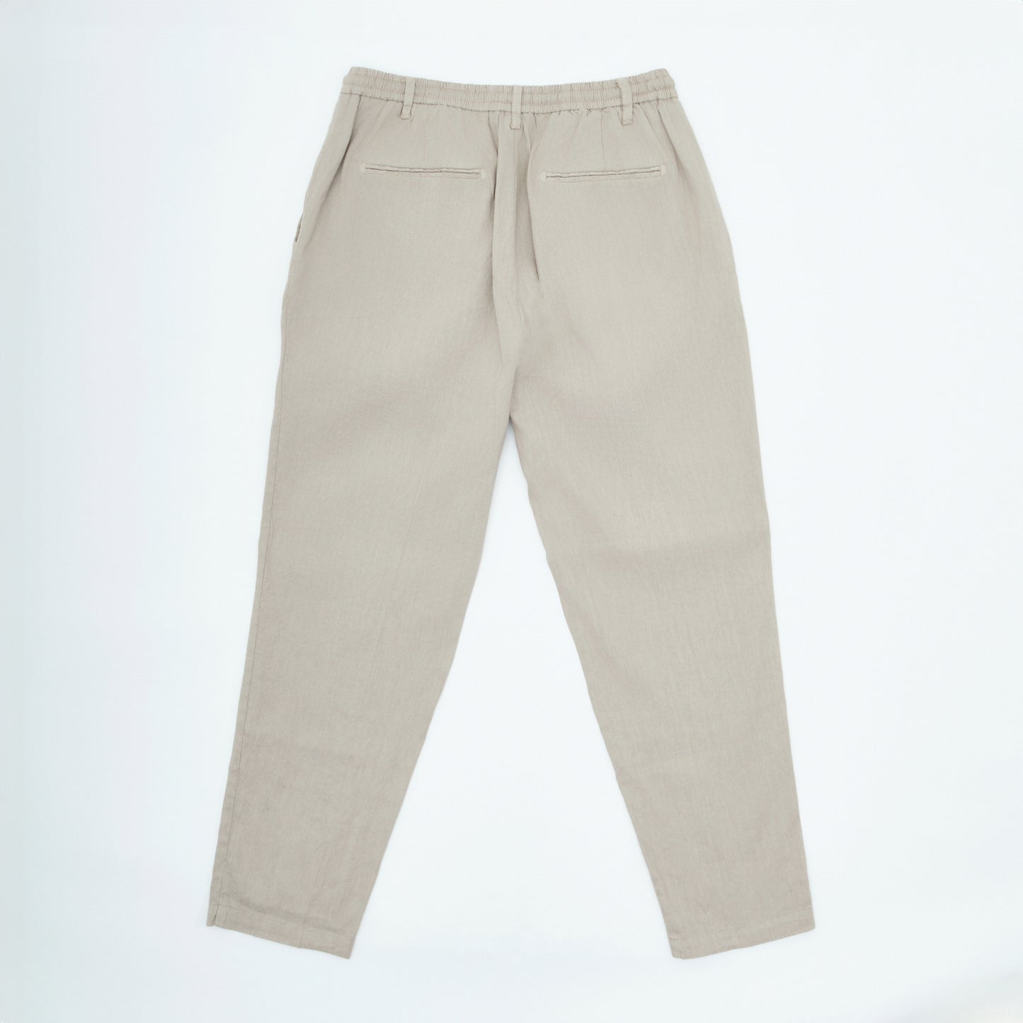 Relaxed Fit Linen Pants – Pleated Front | Yung Linen| Beige