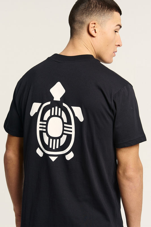 Tshirt | Black | Back Turtle
