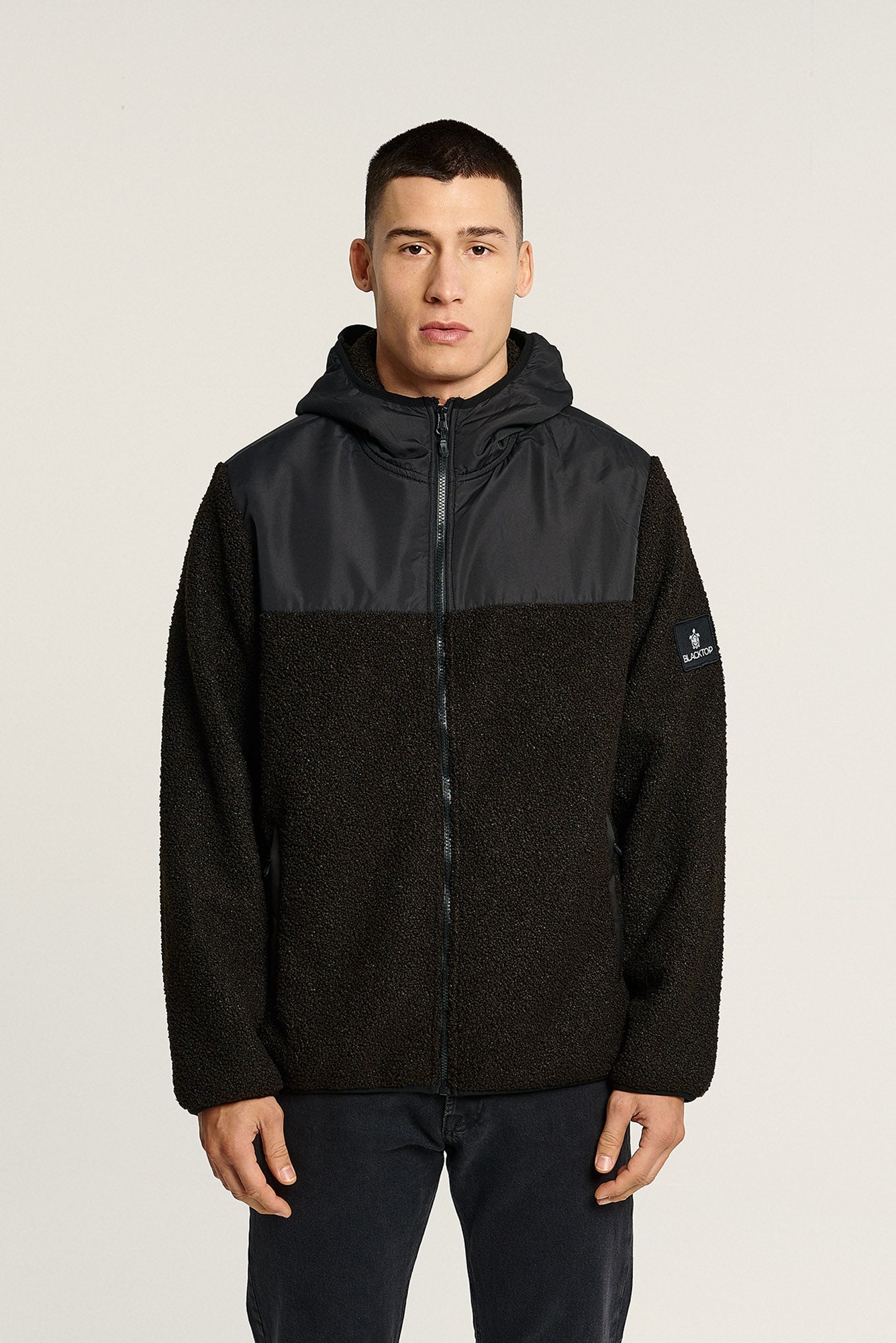 Fleece Zip | Bunny Hop | Black