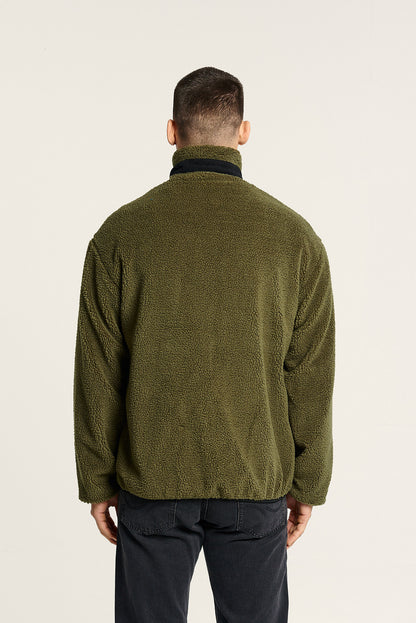 Jacket | Teddy | Green Black