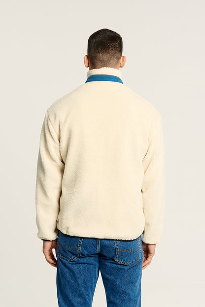 Jacket | Teddy | Beige Blue