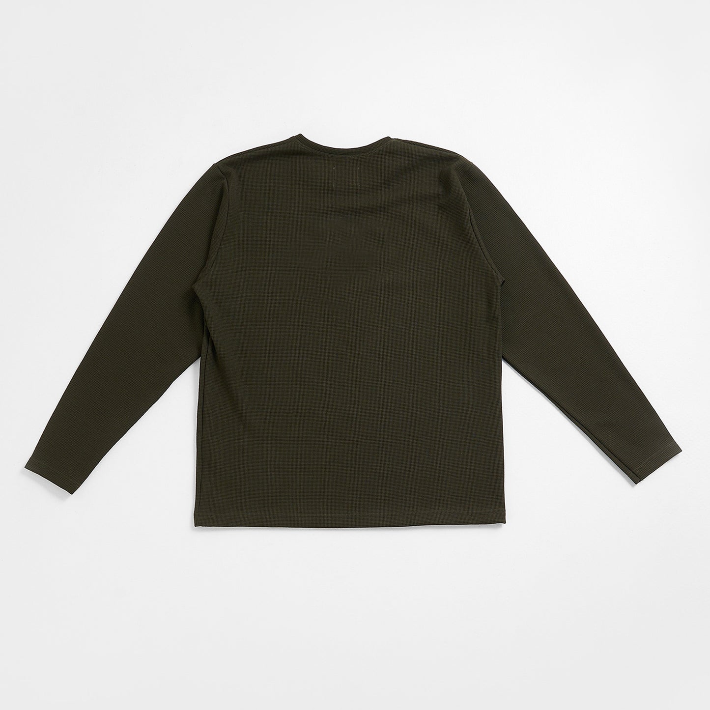 Long Sleeve Waffle Tee | Freddy | Olive