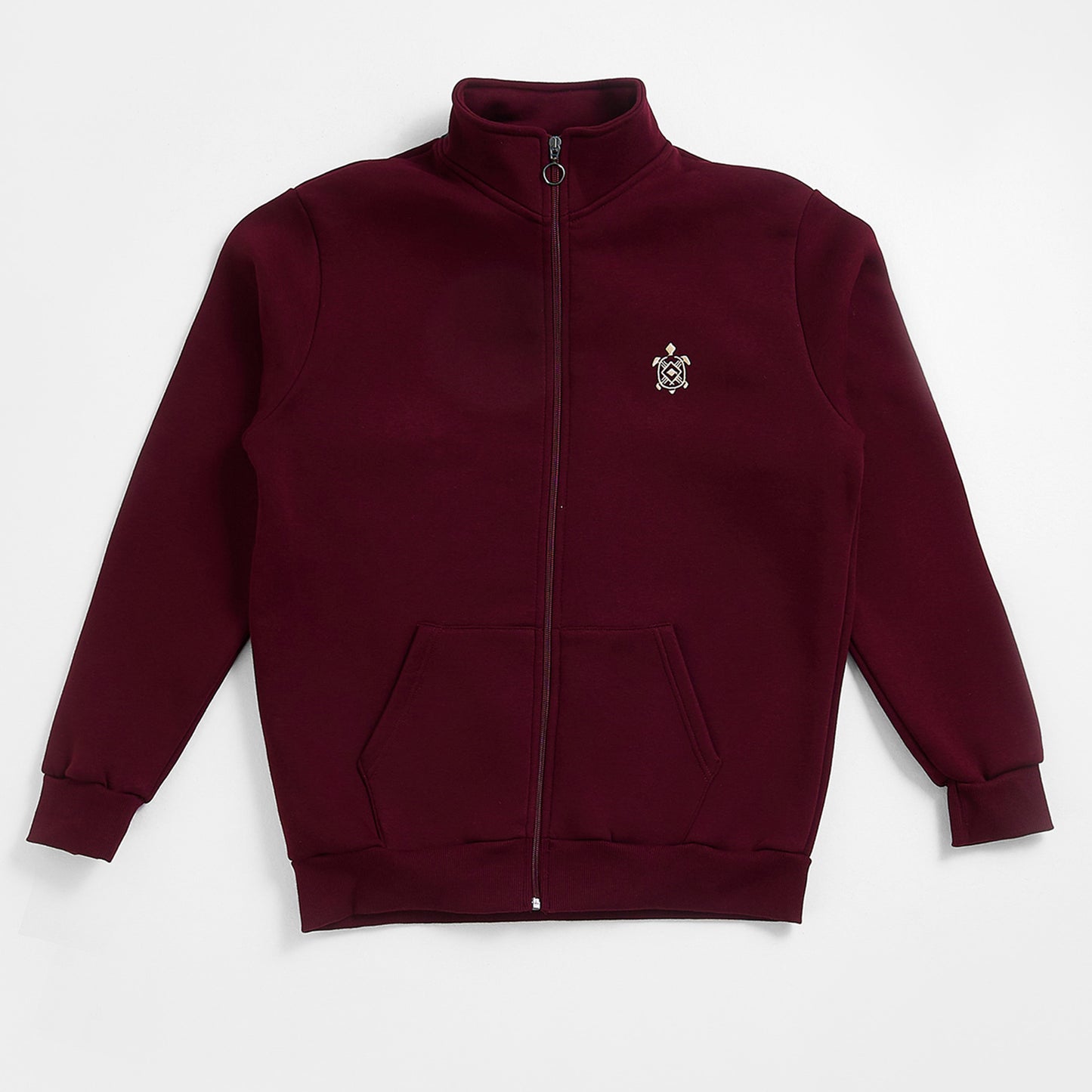 Sweat Zip | Luther | Burgundy