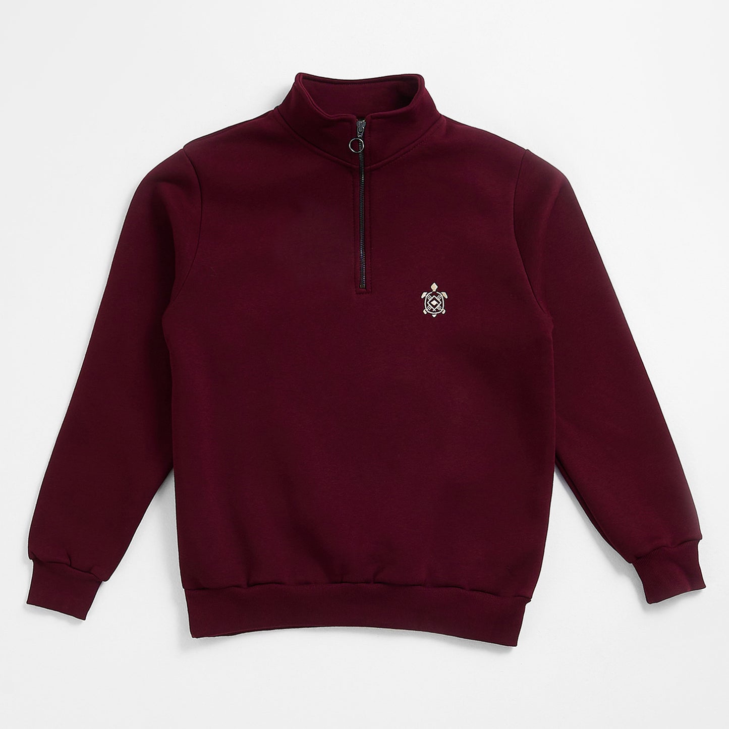 Sweat Half Zip | Duke | Burgundy