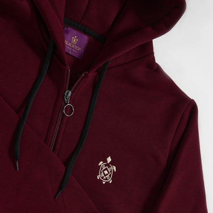 Sweat Full Zip | Shaolin | Burgundy