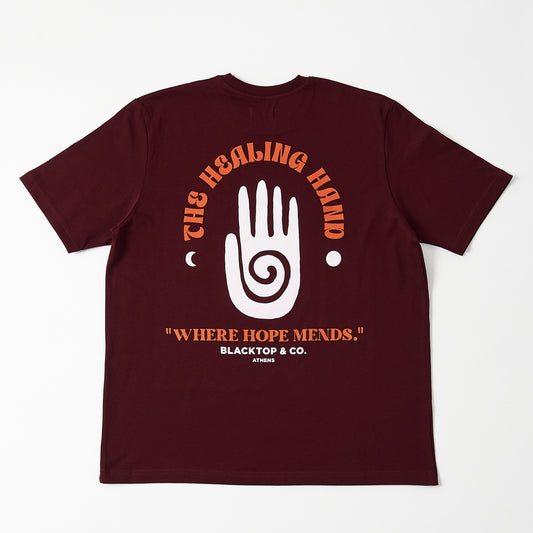 Tshirt | Hand Of God | Bordeaux