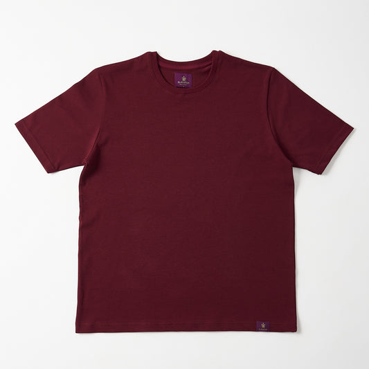 Tshirt | Plain Tee | Burgundy