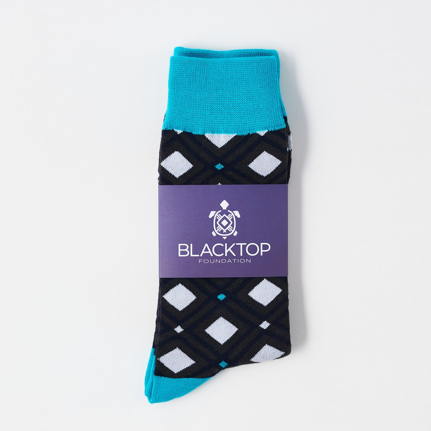 Geometrical Sock | Big Check | Marine